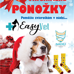 Pomoc pre Nádej zvierat: Ponožky, ktoré pomáhajú